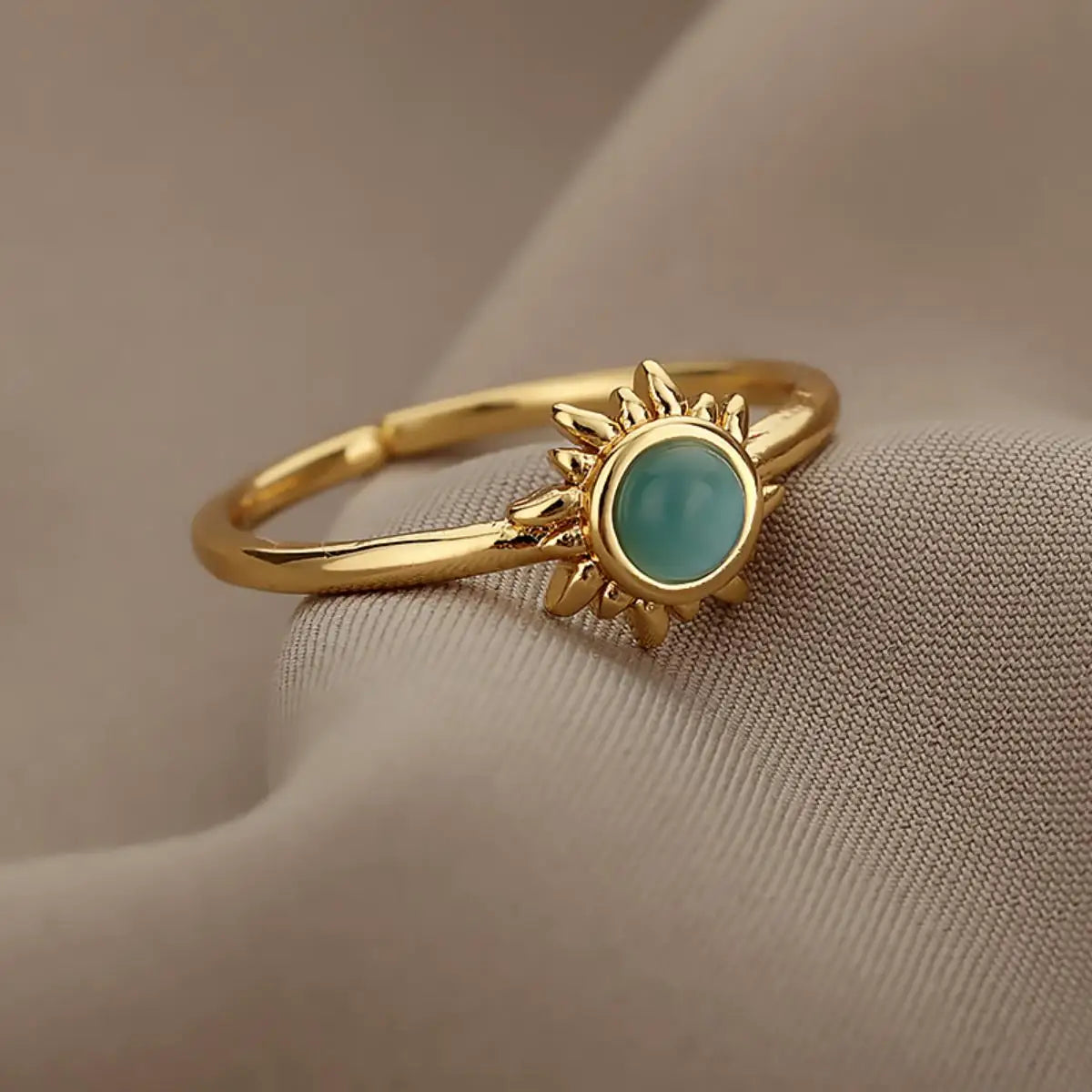 Opal Sun Ring
