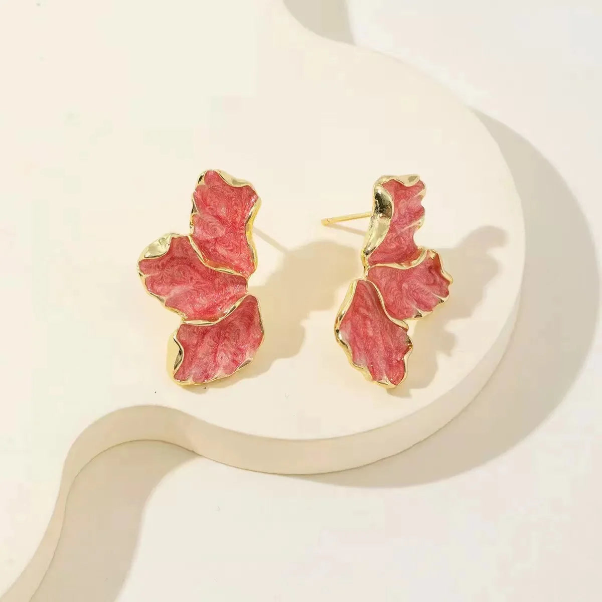 Cream Bloom Earrings