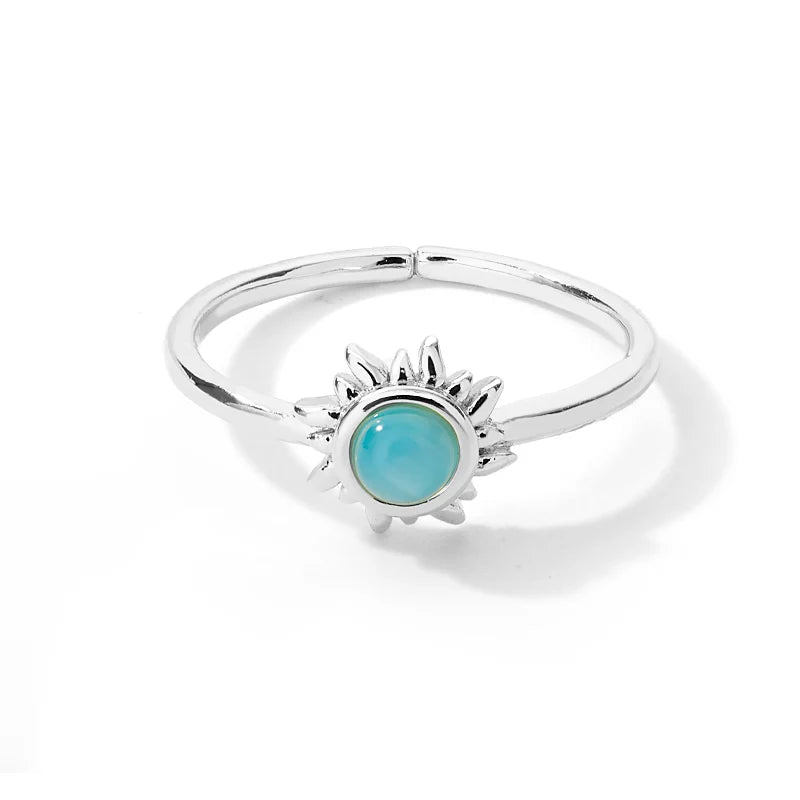 Opal Sun Ring