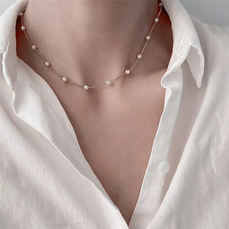 Pearl Lace Necklace